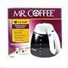 Mr. Coffee Iced Tea Pot Maker TM1 2 Qt Plastic Pitcher W/ Rust Lid