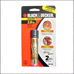 Black and Decker Gold VersaPak Battery, VP110