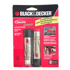 BLACK & DECKER Versapak Gold Battery & Charger Pack at
